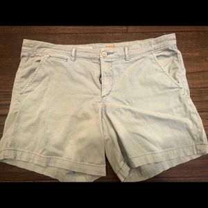 Anthropologie Pilcro Hyphen Chino Shorts Sz32 Blue
